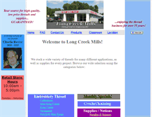 Tablet Screenshot of longcreekmills.com